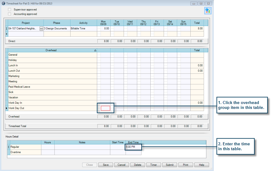 Tracking In out Times