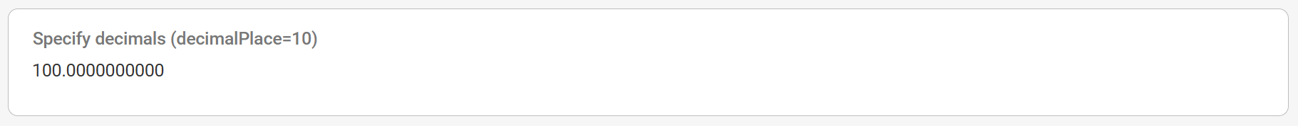 Controlling Short Format and Precision for Fields